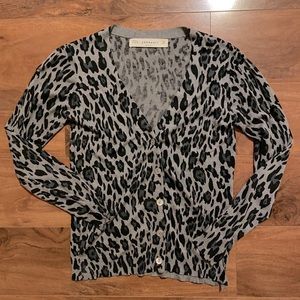 [sold]Zara knit leopard print cardigan